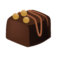 DOUBLE CHOCOLATE FUDGE - chocolate fudge in dark choc